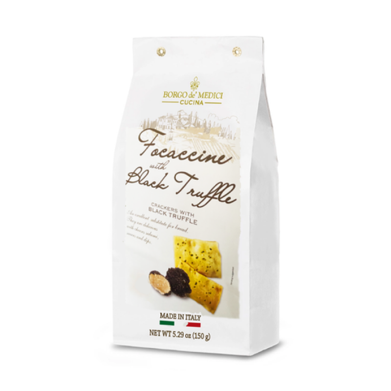 Crackers Focaccine cu Trufa de Padure Borgo Di Medici 150G 0
